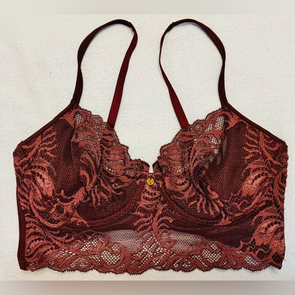 Natori Long-line Bra (style called Feathers), 36C/D
